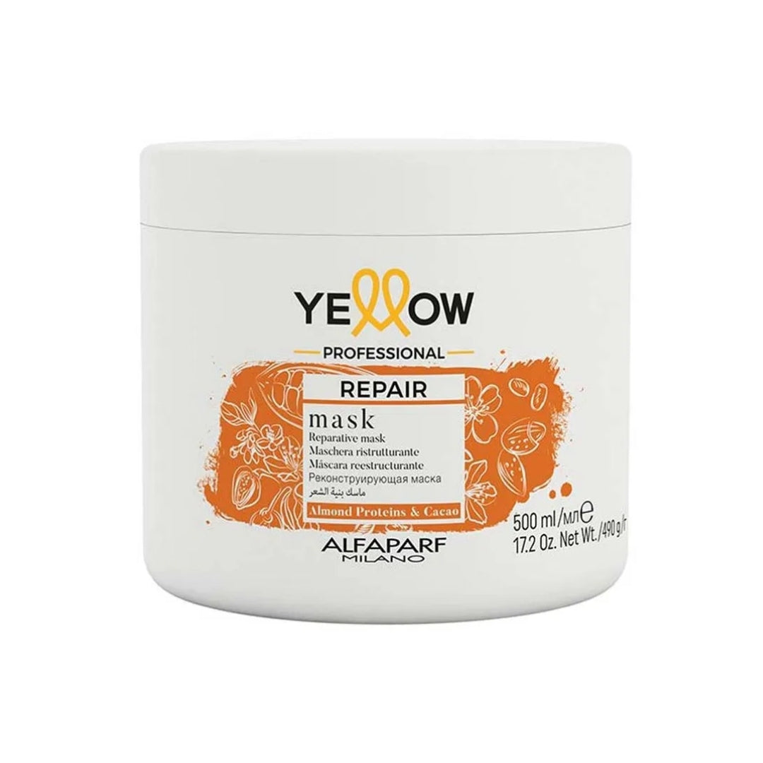 Repair Hair Mask Reconstruction Daily Care Treatment 500ml Yellow