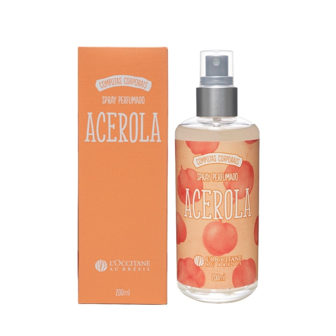 Acerola Perfumed Body Spray Fragance Citric Fresh Sweet 150ml L'occitane