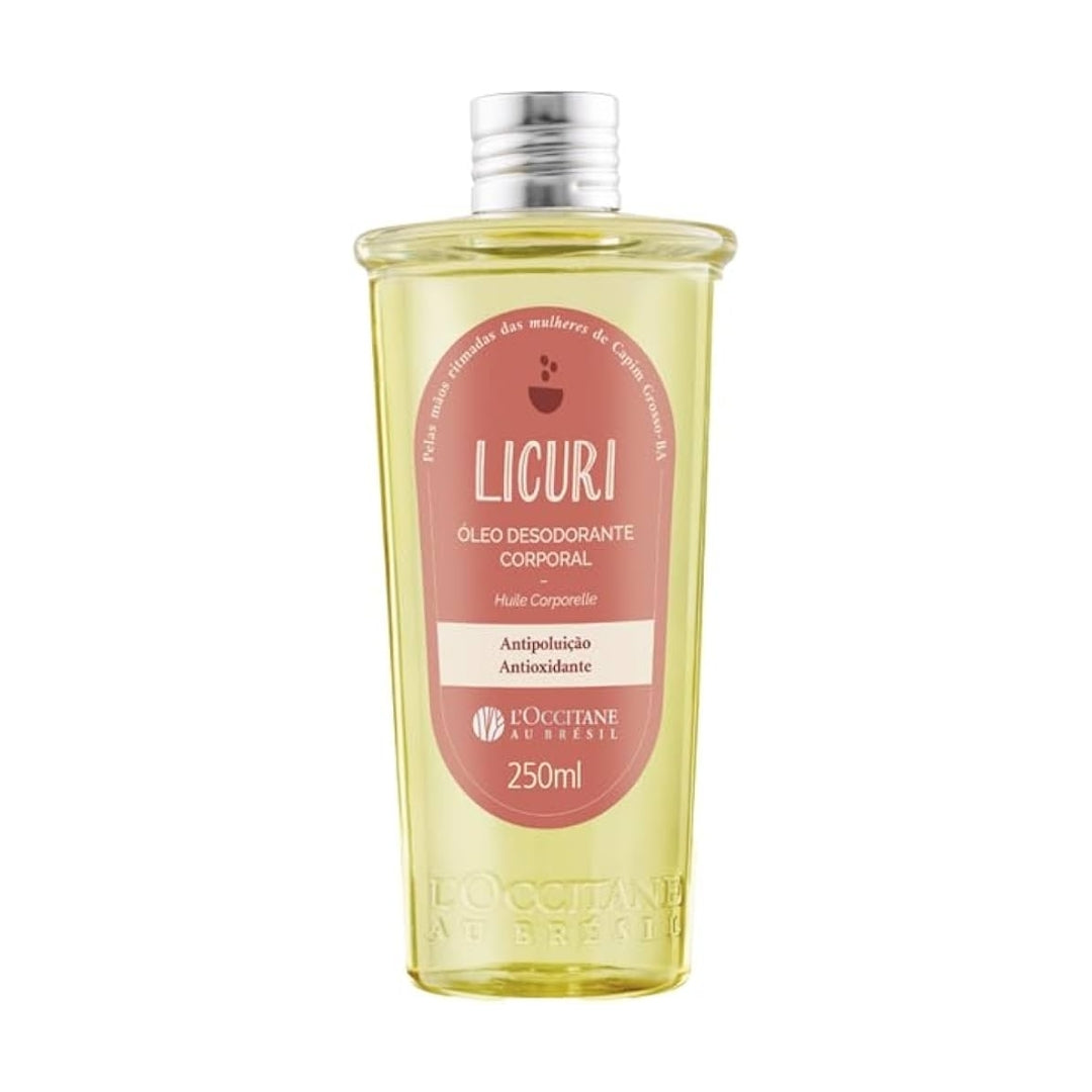 Licuri Deodorant Body Oil Antioxidant Body Skin Care 250ml L'occitane