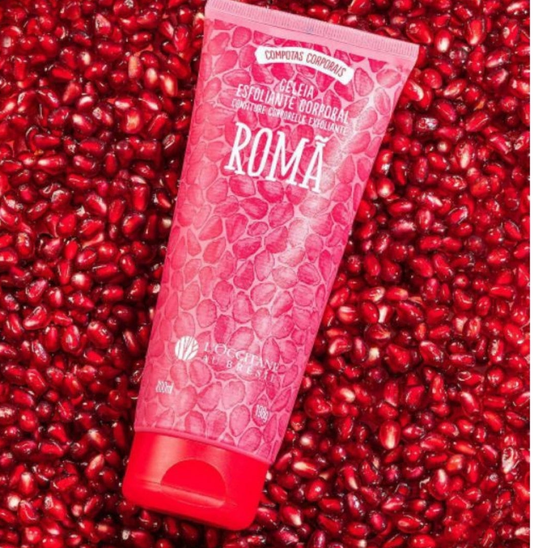Roma Pomegranate Body Scrub Jelly Daily Skin Care 200ml L'occitane