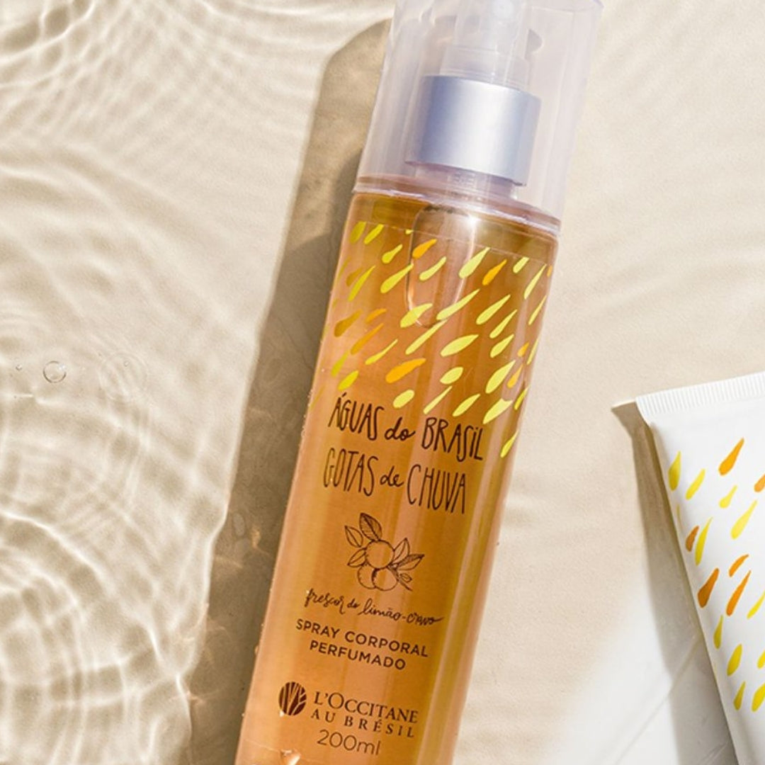 Gotas de Chuva Perfumed Body Spray Citrus Fragance 200ml L'occitane