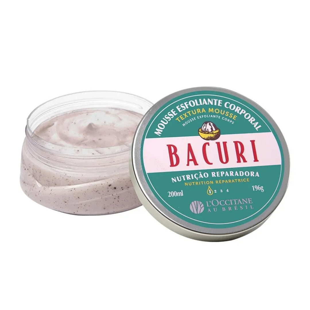 Bacuri Body Scrub Mousse Skin Care Exfoliation Protection 200ml L'occitane