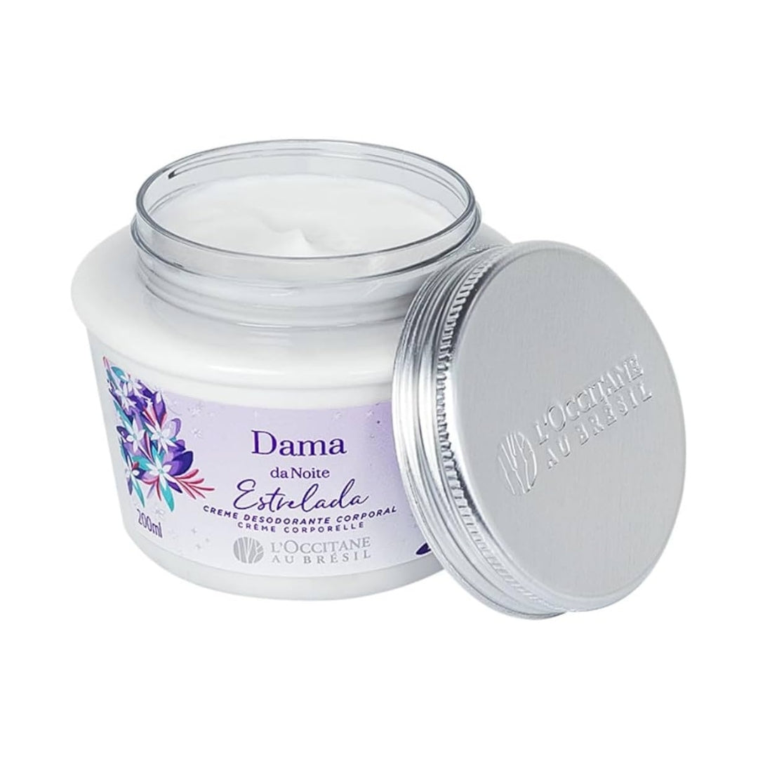 Dama da Noite Estrelada Deodorant Body Cream Skin Care 200ml L'occitane