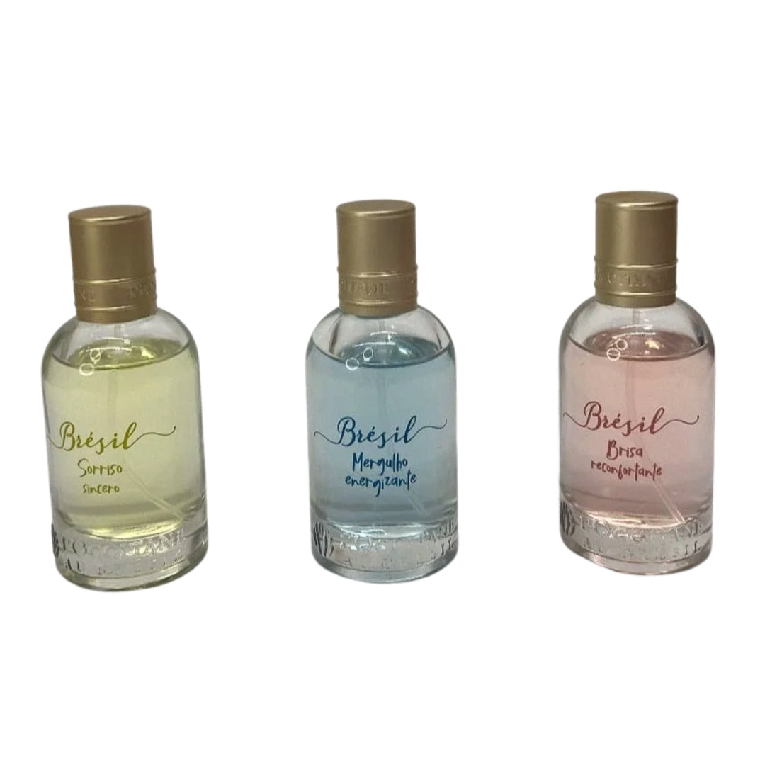 Bresil Pé na Areia Deo Colognes Body Fragance Kit 3x 30ml L'occitane