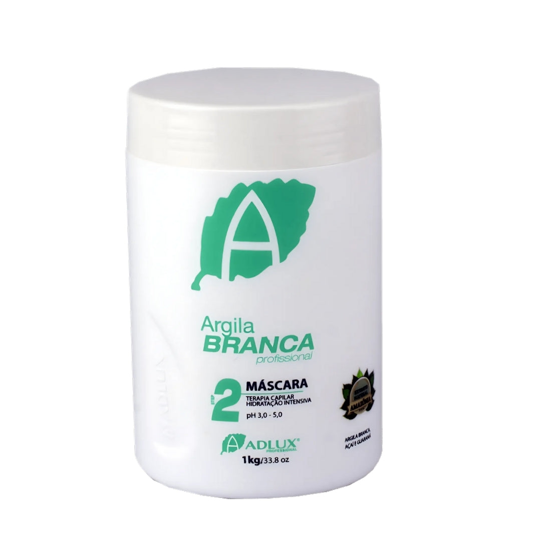 White Clay Restorative Hydration Shine Treatment Mask 1Kg Adlux