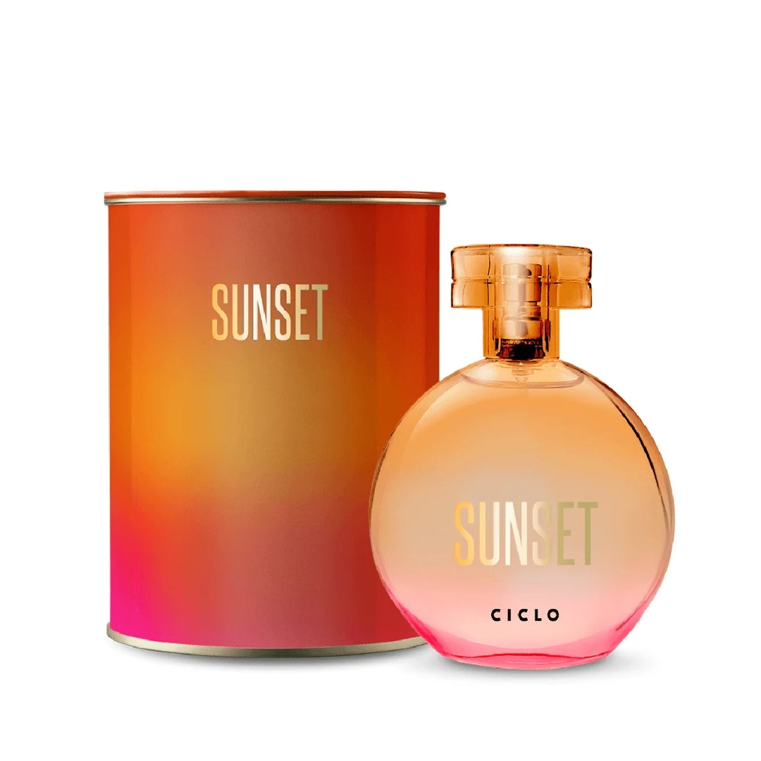 Sunset Deo Cologne Floral Citrus Body Fragance Perfume 100ml Ciclo