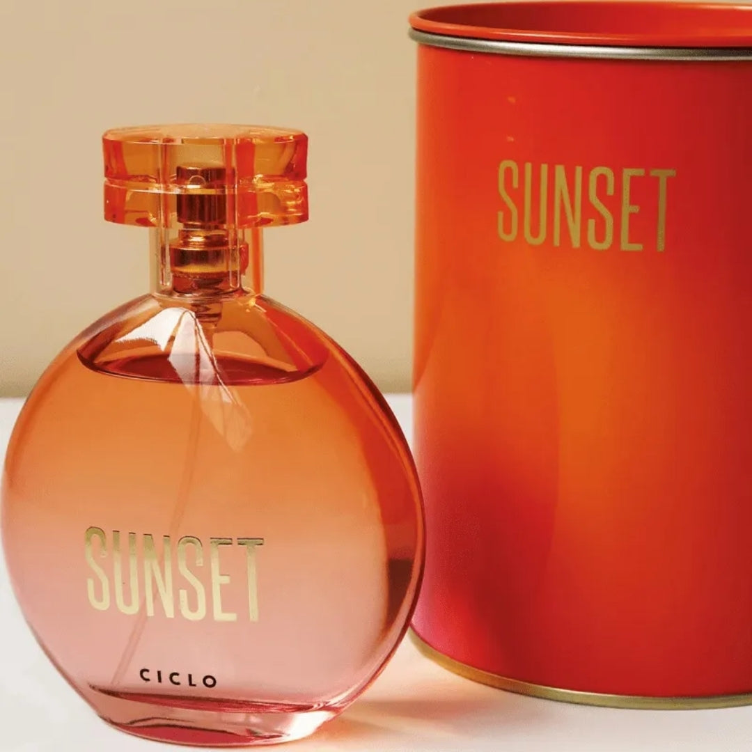Sunset Deo Cologne Floral Citrus Body Fragance Perfume 100ml Ciclo