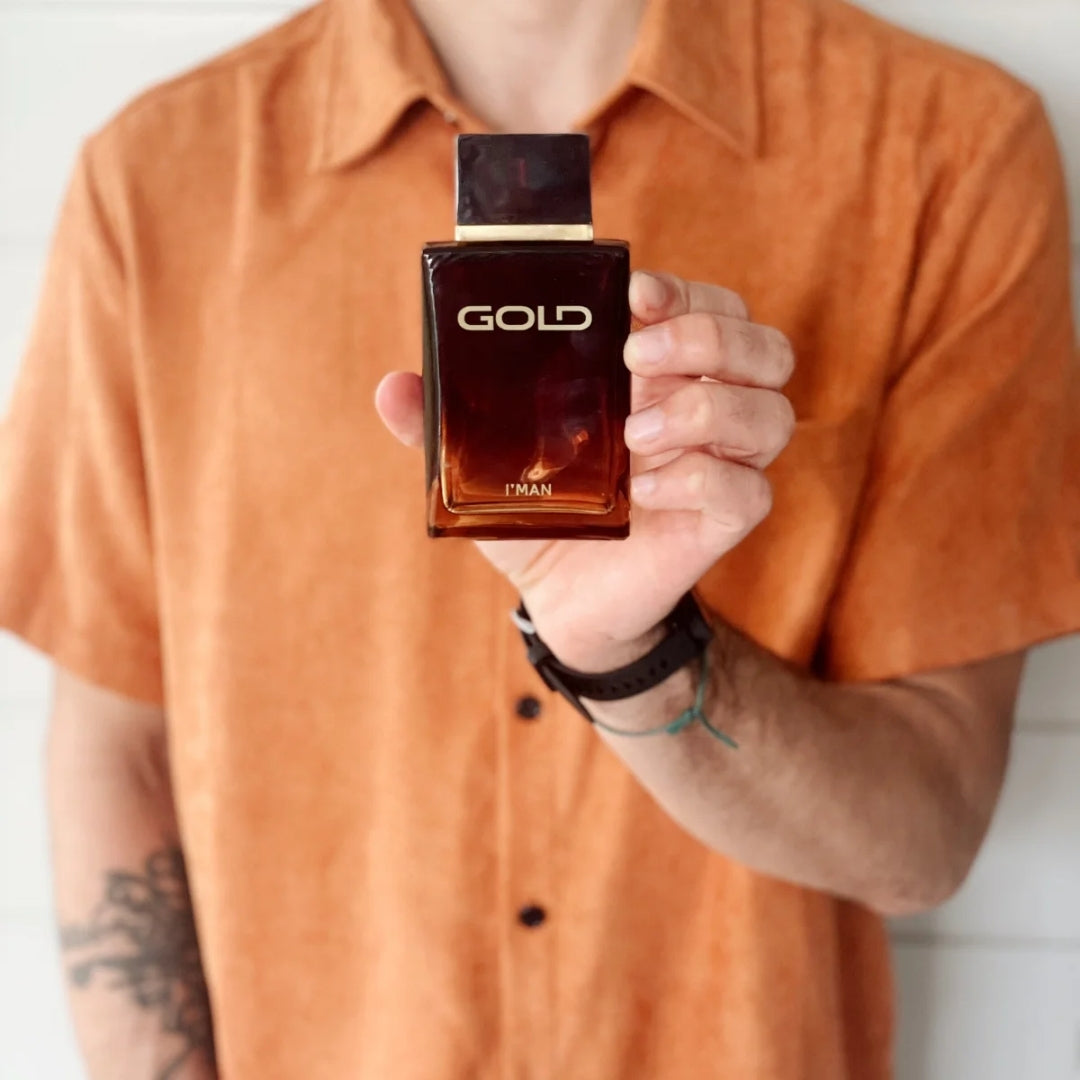 L'man Gold Deo Cologne Oriental Fougère Body Fragance Perfume 100ml Ciclo