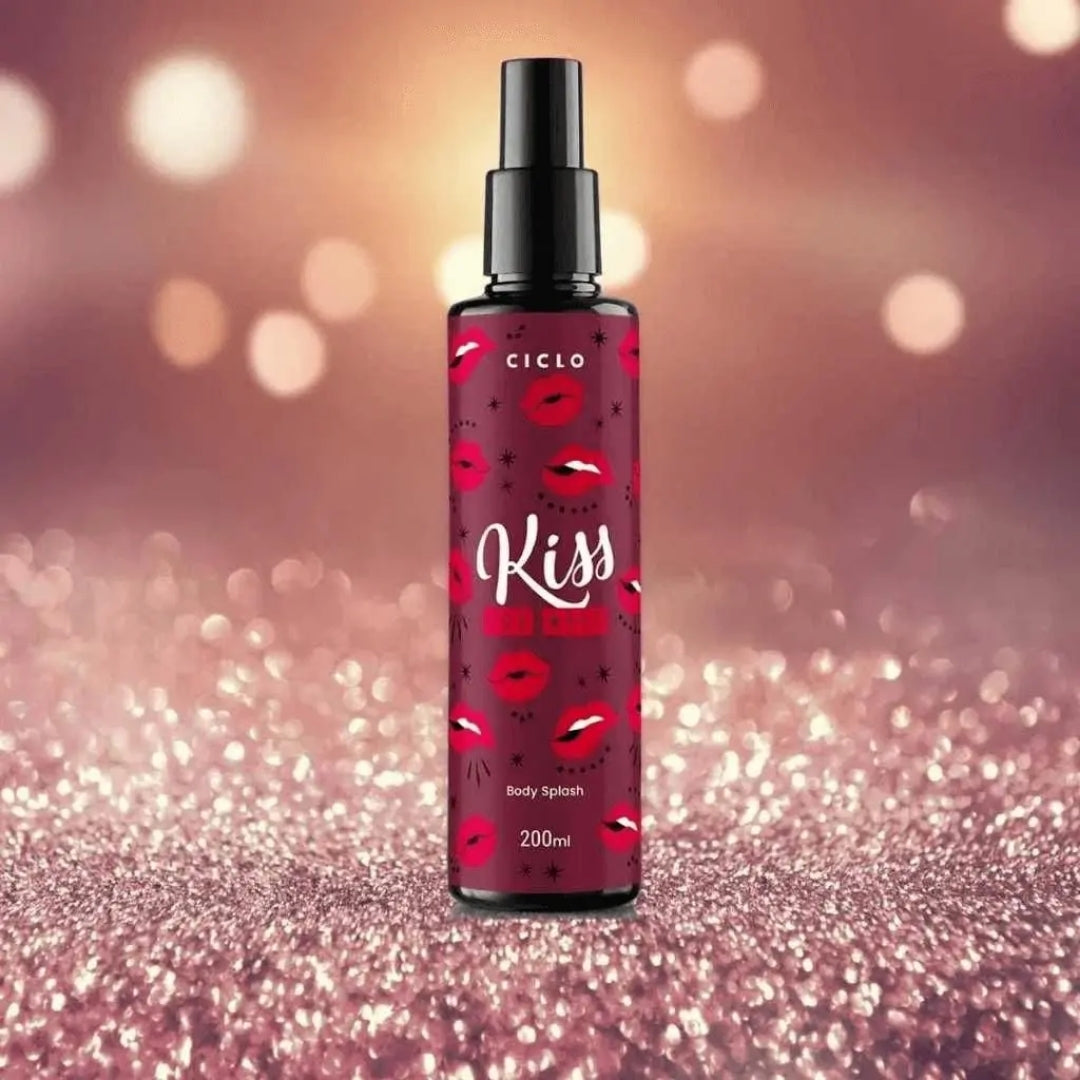 Kiss You More Body Splash Woody Musk Vanilla Fragance Spray 200ml Ciclo