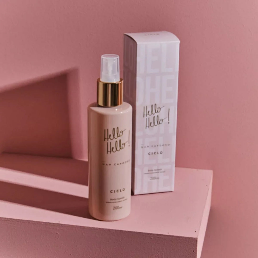 Hello Hello Nah Cardoso Body Splash Oriental Gourmand Fragance 200ml Ciclo