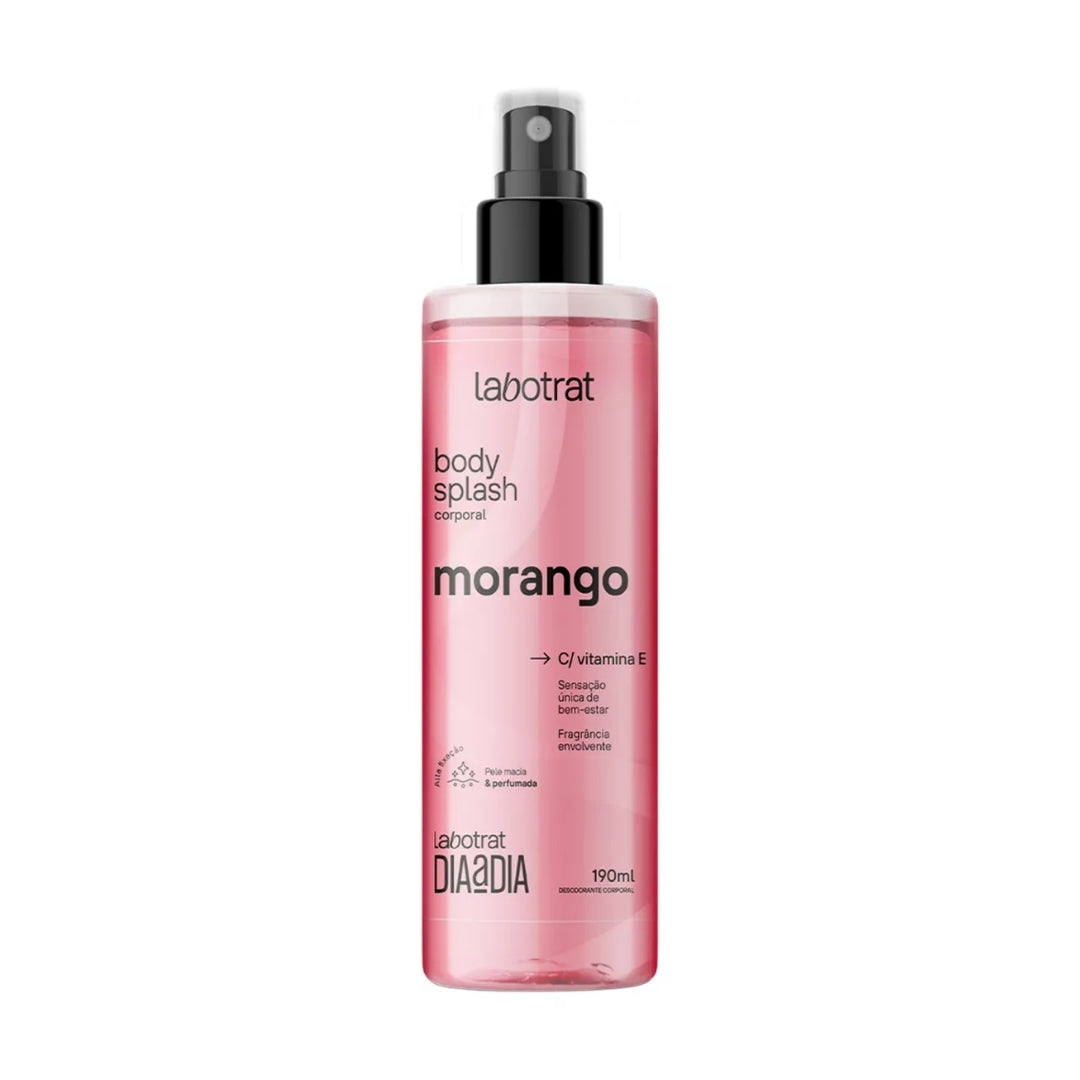 Morango Strawberry Body Splash Sweet Fragance Spray 190ml Labotrat