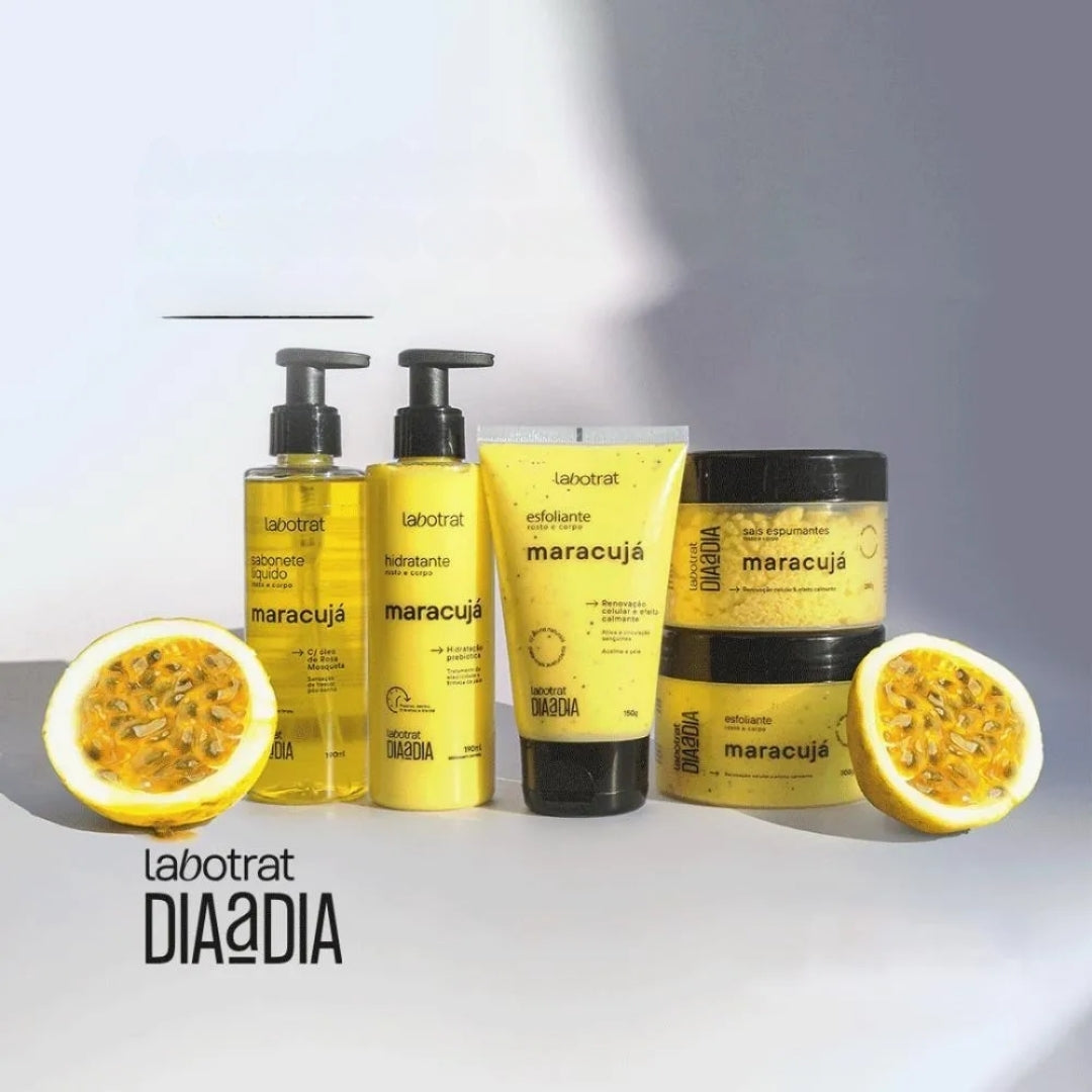 Maracuja Passionfruit Skin Care Exfoliating Moisturizing bath Kit Labotrat