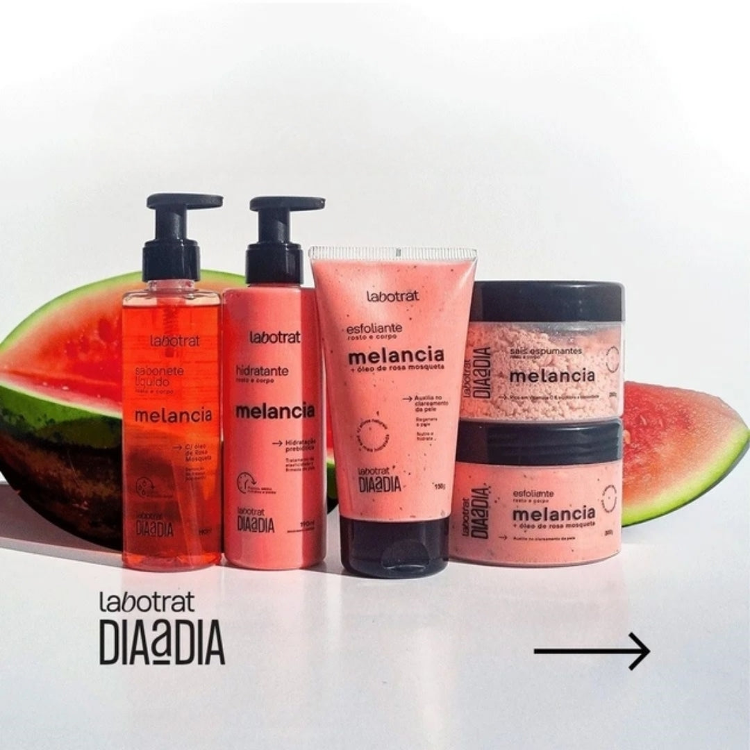 Melancia Watermelon Skin Care Facial Body Treatment Bath Kit Labotrat