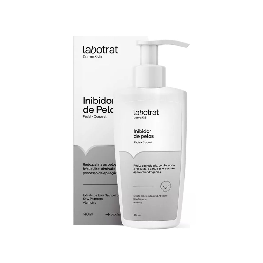 Facial Body Hair Growth Inhibitor Vegan Skin Care 140ml Labotrat