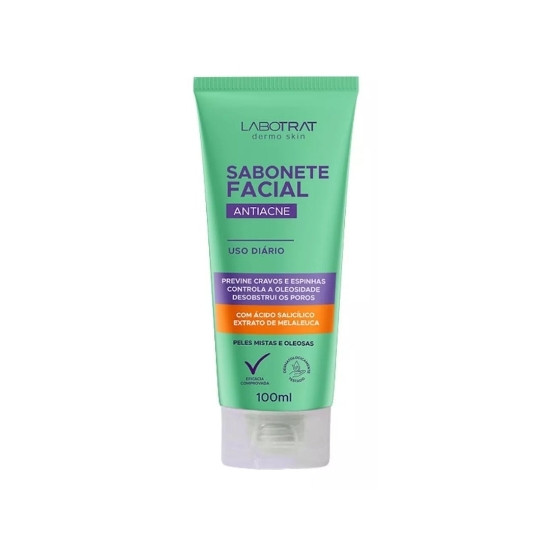 Antiacne Facial Soap Astringent Tonic Drying Gel Skin Care Kit Labotrat