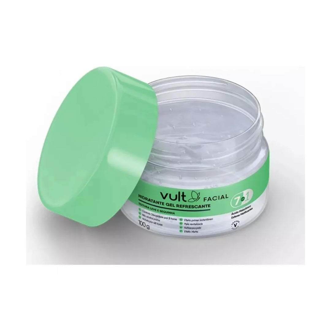 Lot of 3 Skin Care Refreshing Gel Facial Moisturizer Daily Treatment 100g Vult