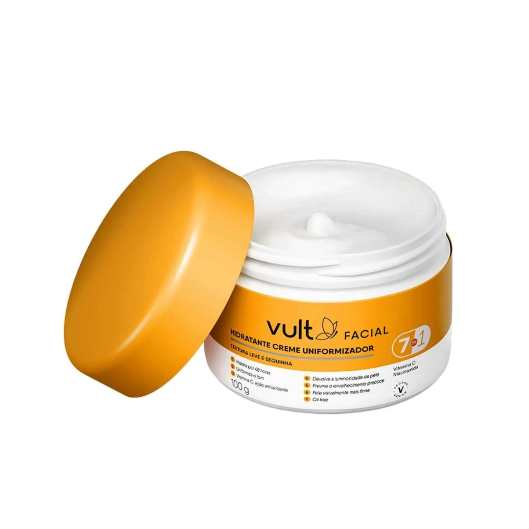 Lot of 3 Facial Moisturizing Cream 7 in 1 Daily Treatment Skin Care 100g Vult