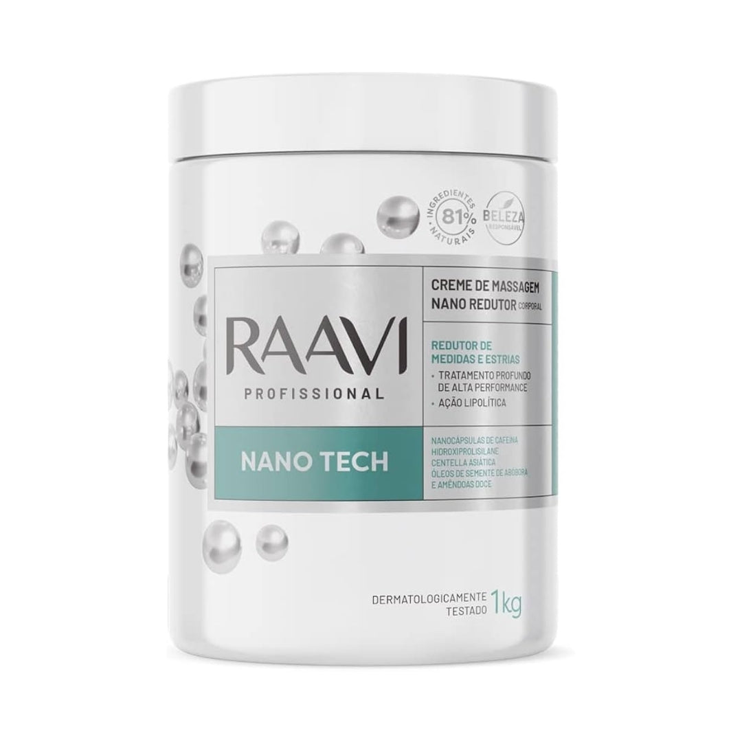 Nano Tech Massage Cream Measurements Stretch Marks Reducer 1kg Raavi