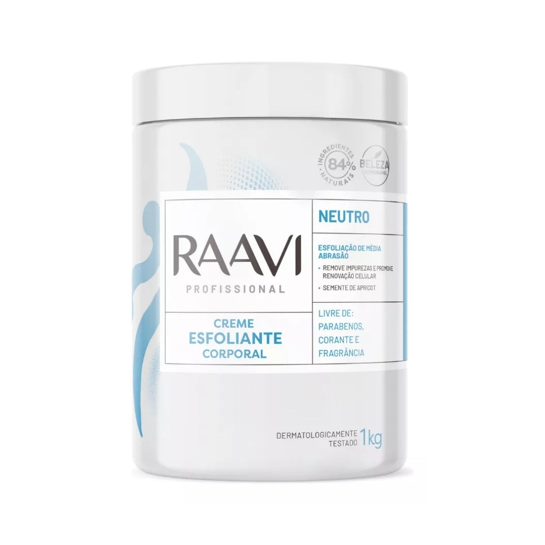 Neutral Body Scrub Exfoliating Cream Vegan Skin Care 1Kg Raavi
