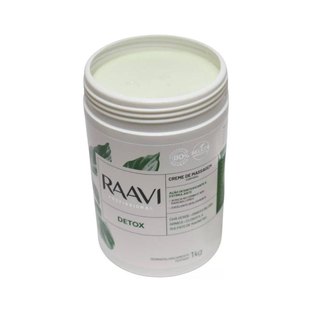 Body Drainage Massage Relaxing Cream Skin Care Blood Circulation 1Kg Raavi