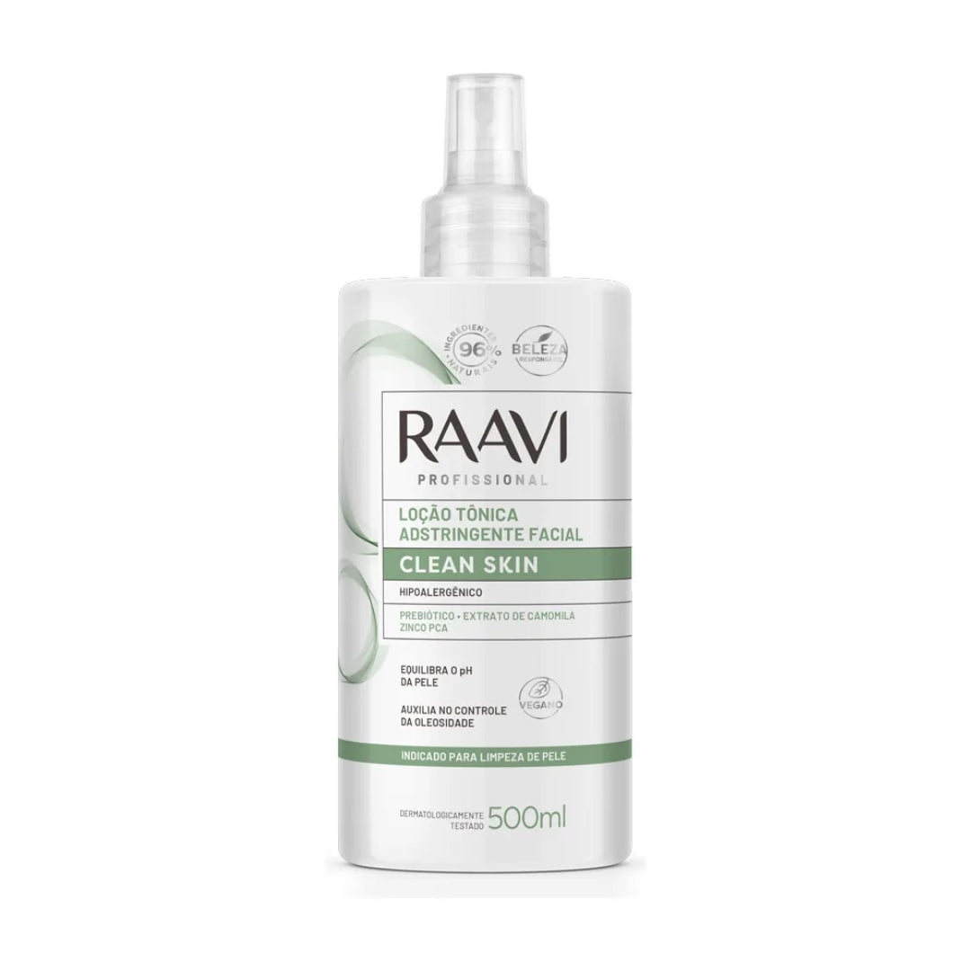 Clear Skin Astringent Toner Lotion Oil Control Daily Care 500ml Raavi