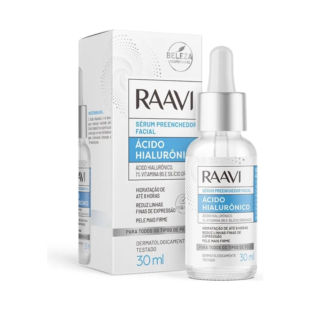 Hyaluronic Acid Filler Facial Moisturizing Serum Daily Skin Care 30ml Raavi