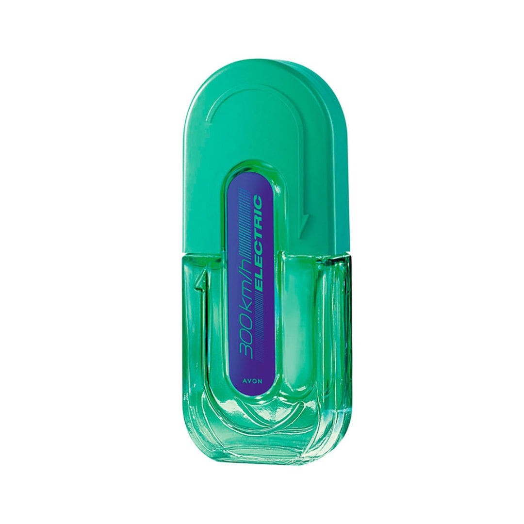 300 Km/h Electric Deo Cologne Citric Herbal Body Fragance 100ml Avon