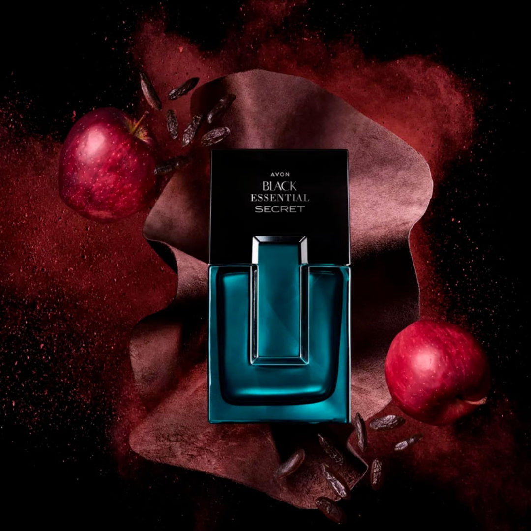 Black Essential Secret Deo Cologne Sweet Woody Body Fragance 100ml Avon