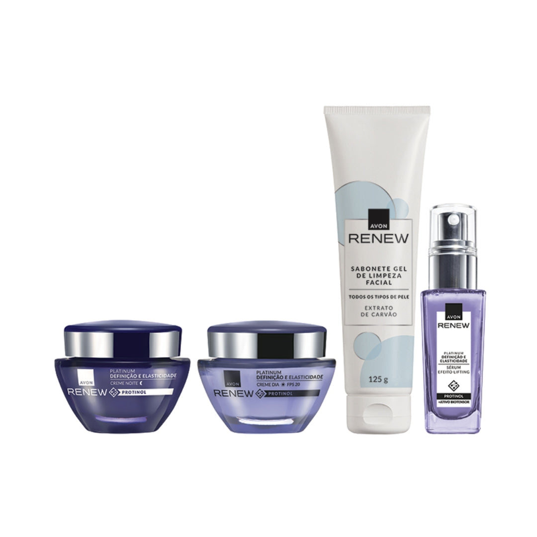 Renew Facial Daily Skin Care Anti Aging Firmness Lifting Treatment Kit Avon