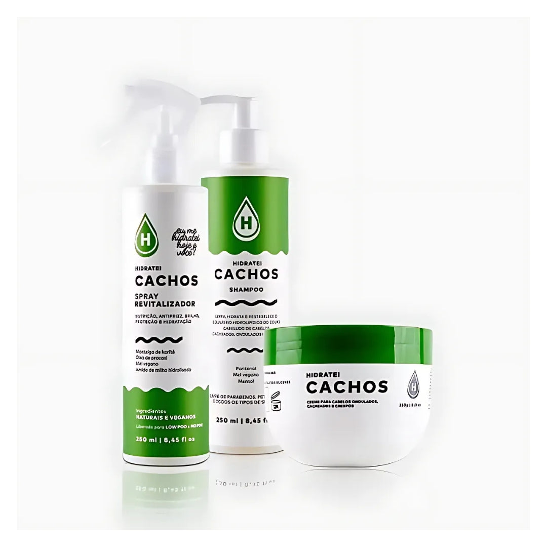 Curly Hair Home Care Daily Maintenance Curls Revitalizing Kit Hidratei