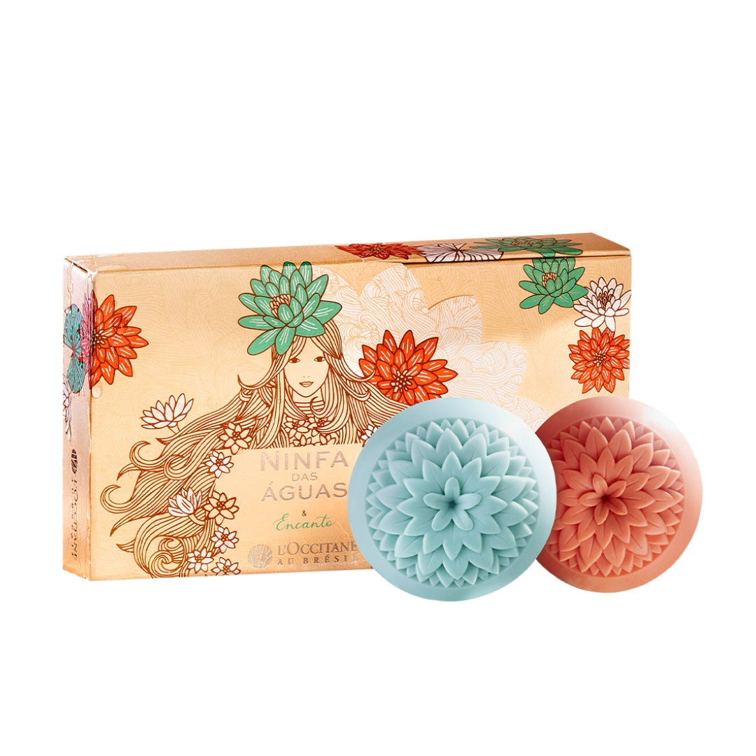 Flor Ninfa das Águas Vegetable Bar Soap Bath Body Skin Care Kit L'occitane