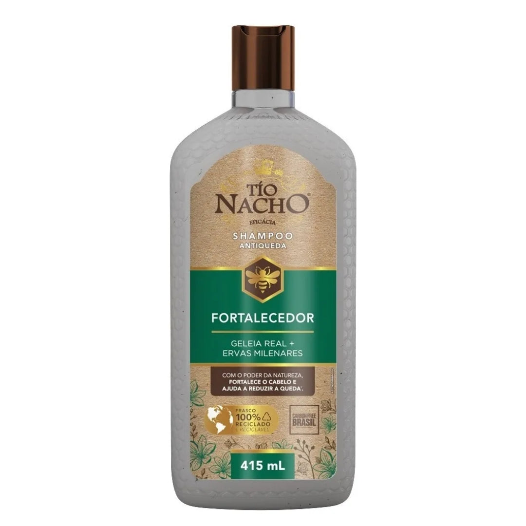 Anti-Hair Loss Strengthener Growth Shampoo Ancient Herbs 415ml Tio Nacho