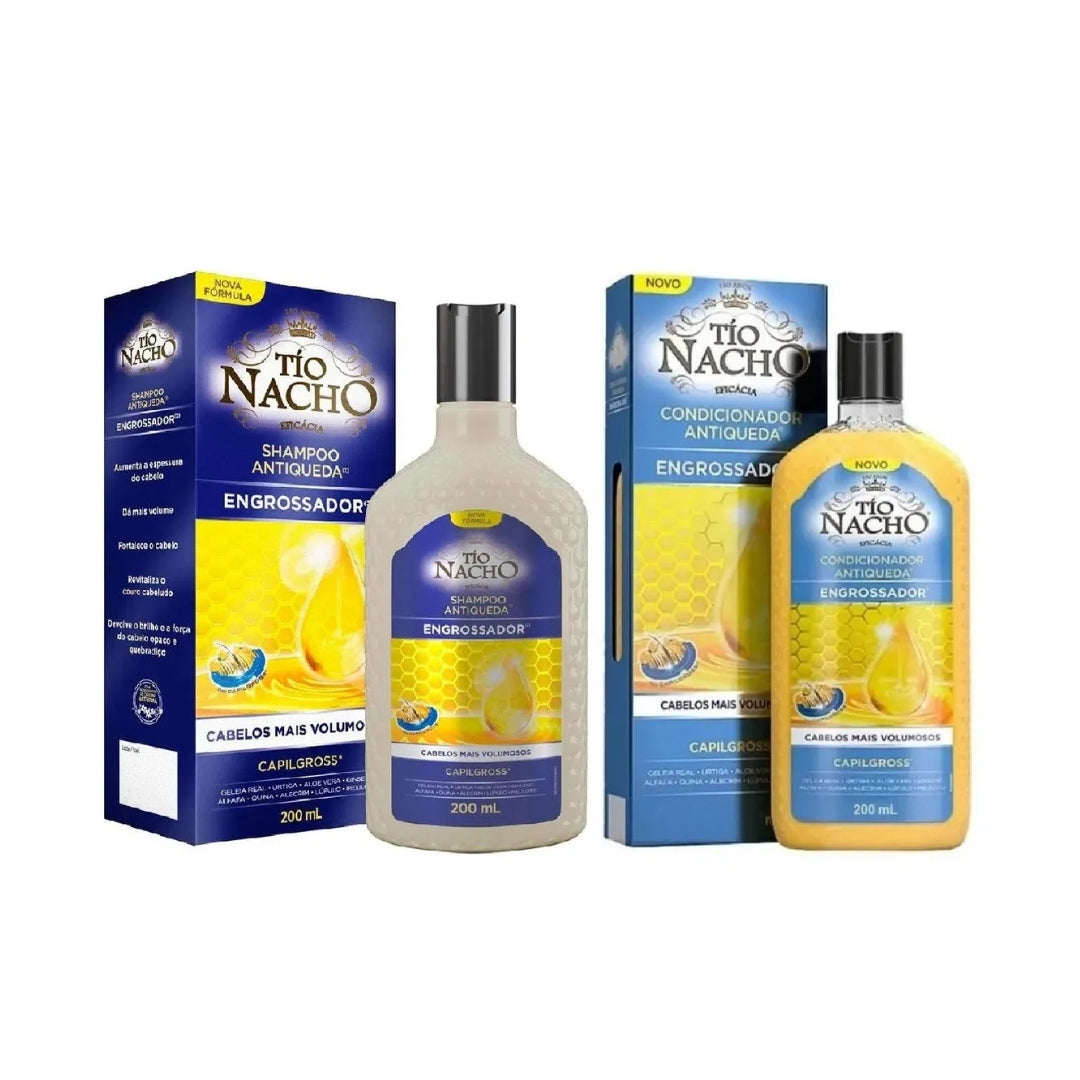 Anti-Hair Loss Hair Thickener Home Care Shampoo Conditioner Kit Tio Nacho