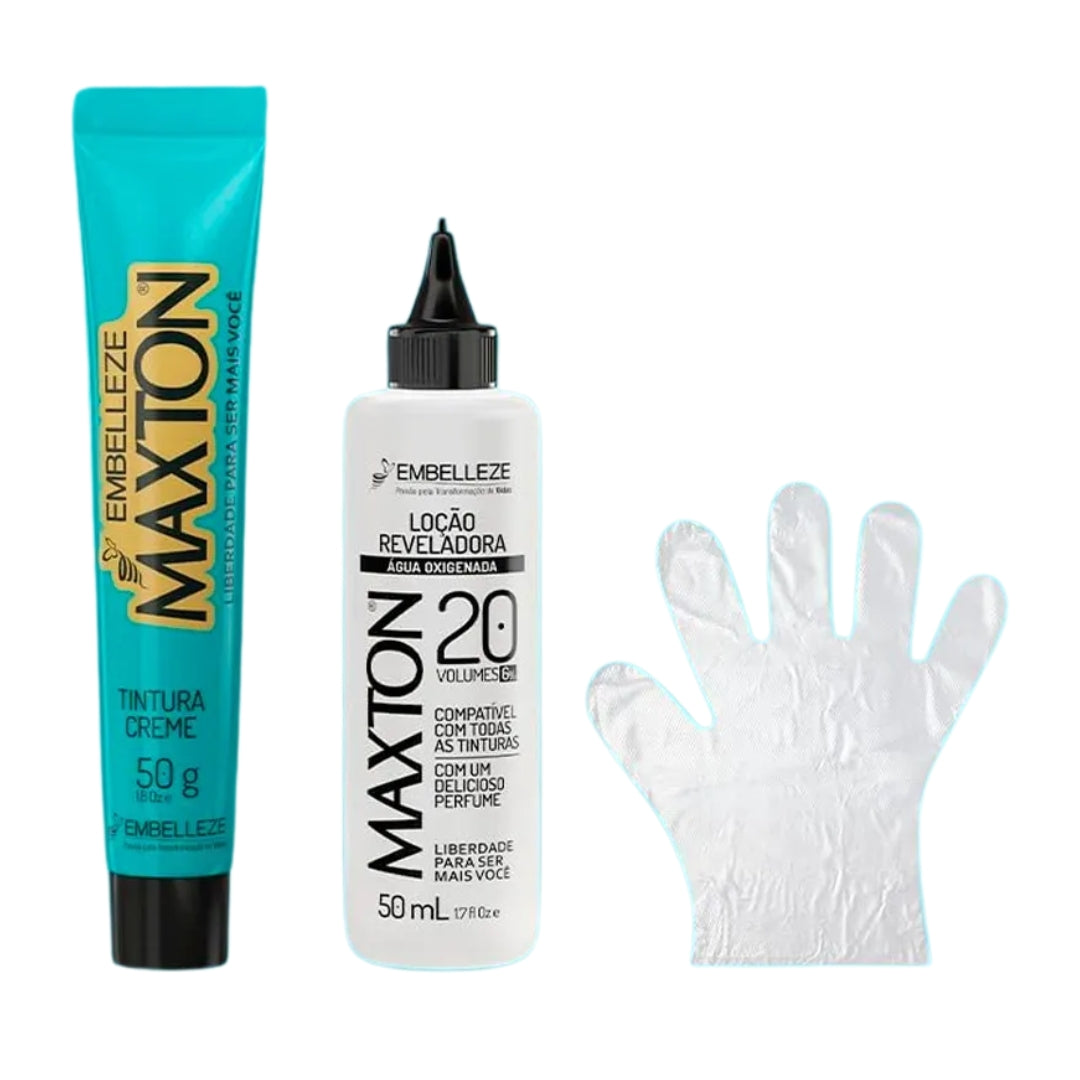 Lot of 3 Maxton Cream Dye 1.7 Blue Black Color Hair Toning 50g Maxton