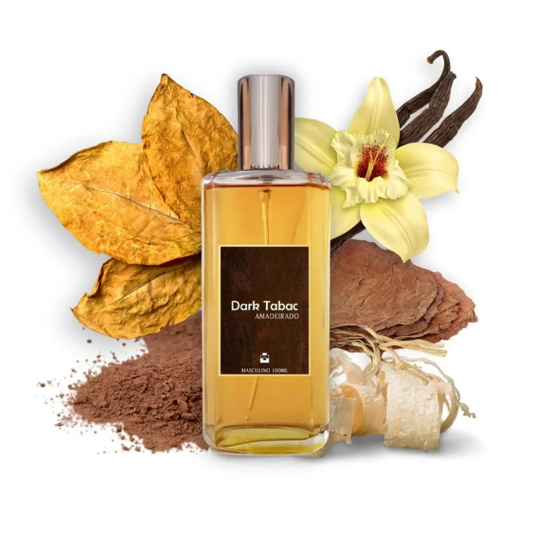 Dark Tabac Perfume Eau de Toilette Woody Fragance 100ml Essencia do Brasil