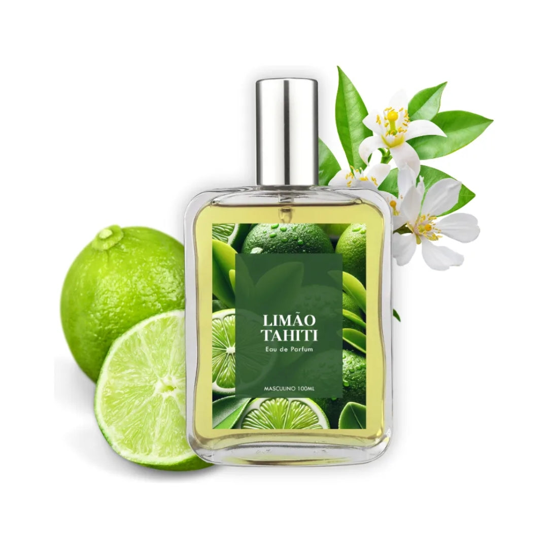 Limao Tahiti Lemon Eau de Toilette Perfume Fragance 100ml Essencia do Brasil