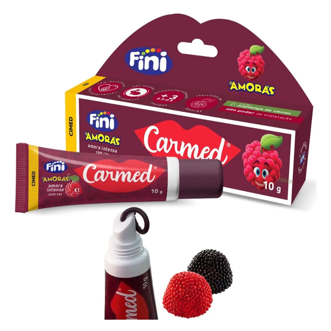 Lot of 5 Cimed Carmed Amora Intense Backberry Gloss Moisturizer 10g Vegan