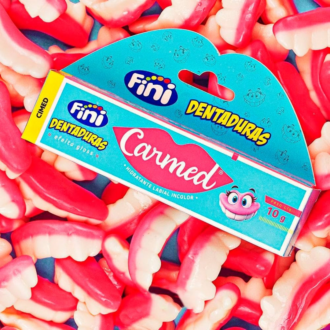 Lot of 5 Cimed Carmed Fini Jelly Dentaduras Gloss Moisturizer 10g Vegan