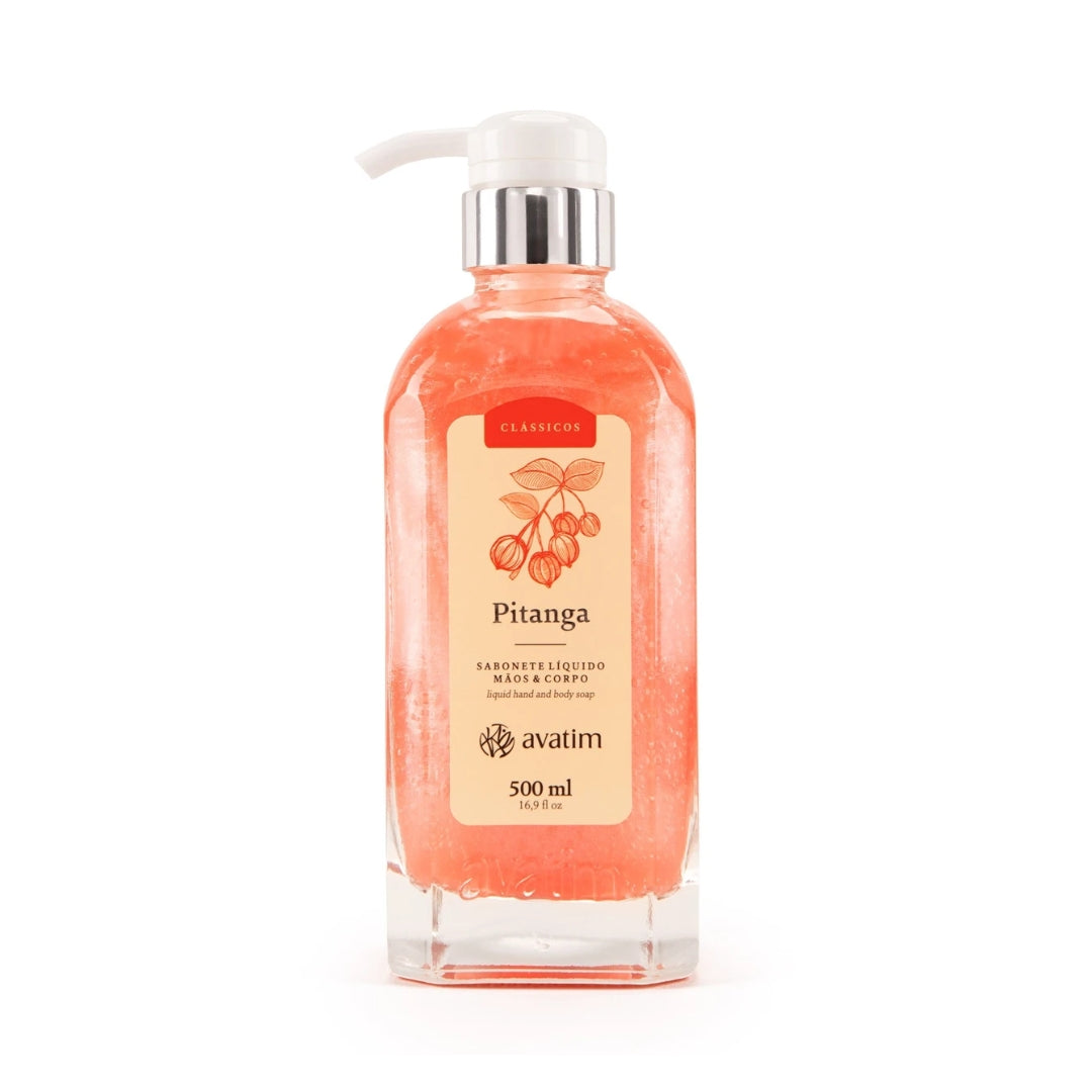 Pitanga Liquid Body Soap Skin Care Nourishing Softness 500ml Avatim