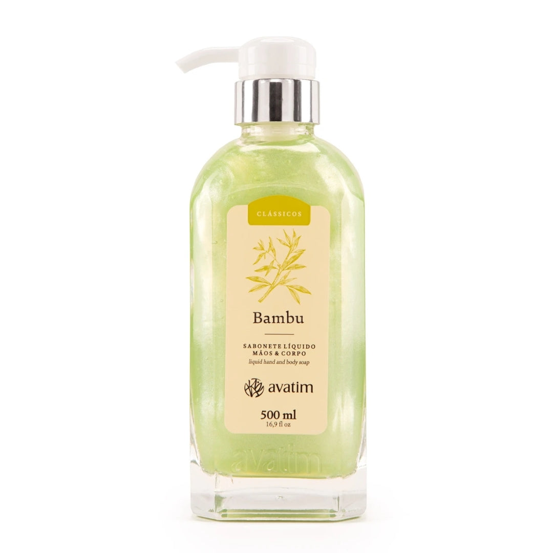 Bamboo Body Liquid Soap Skin Care Softness Nourishing 500ml Avatim