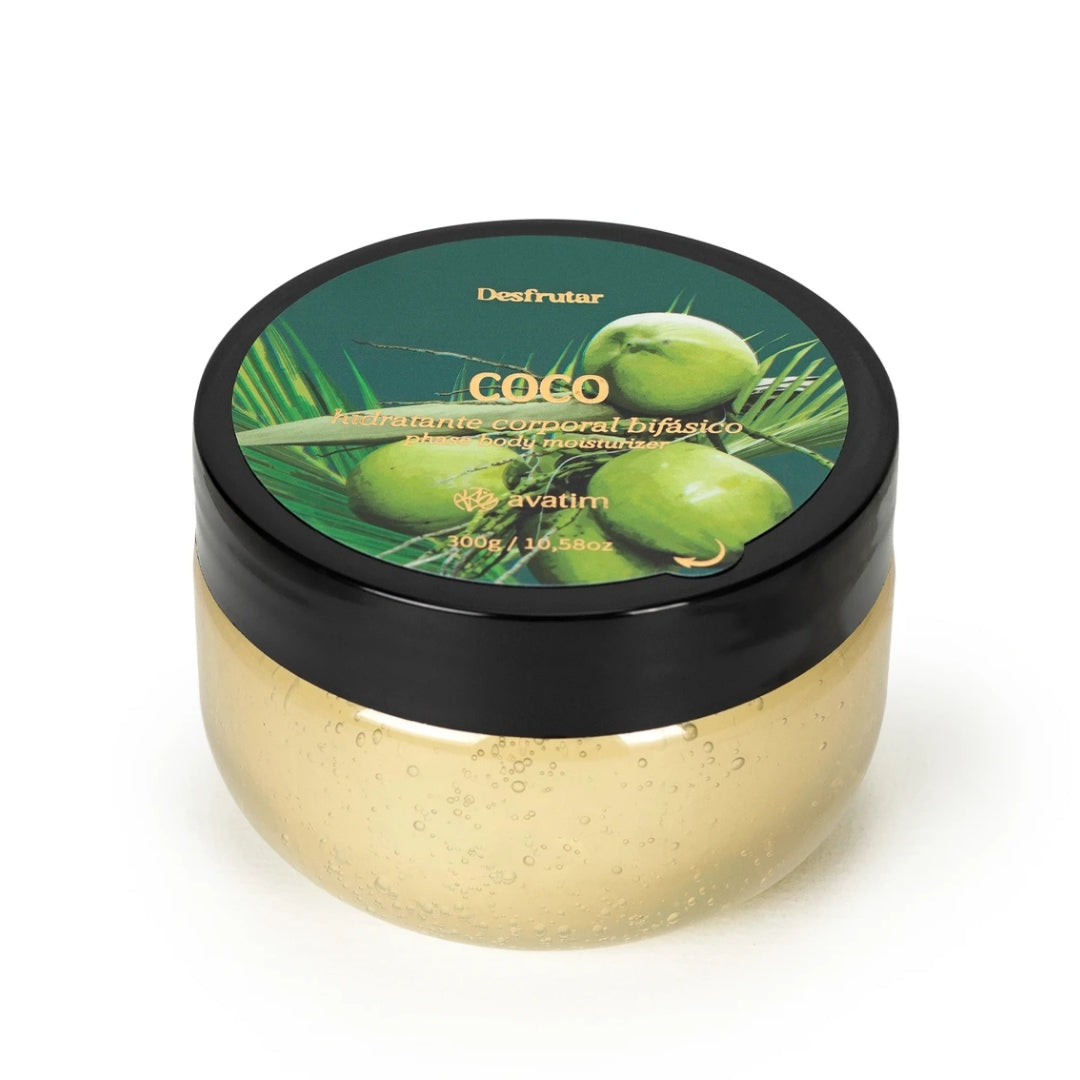 Biphasic Coconut Body Moisturizer Skin Care Hydration Cream 300g Avatim