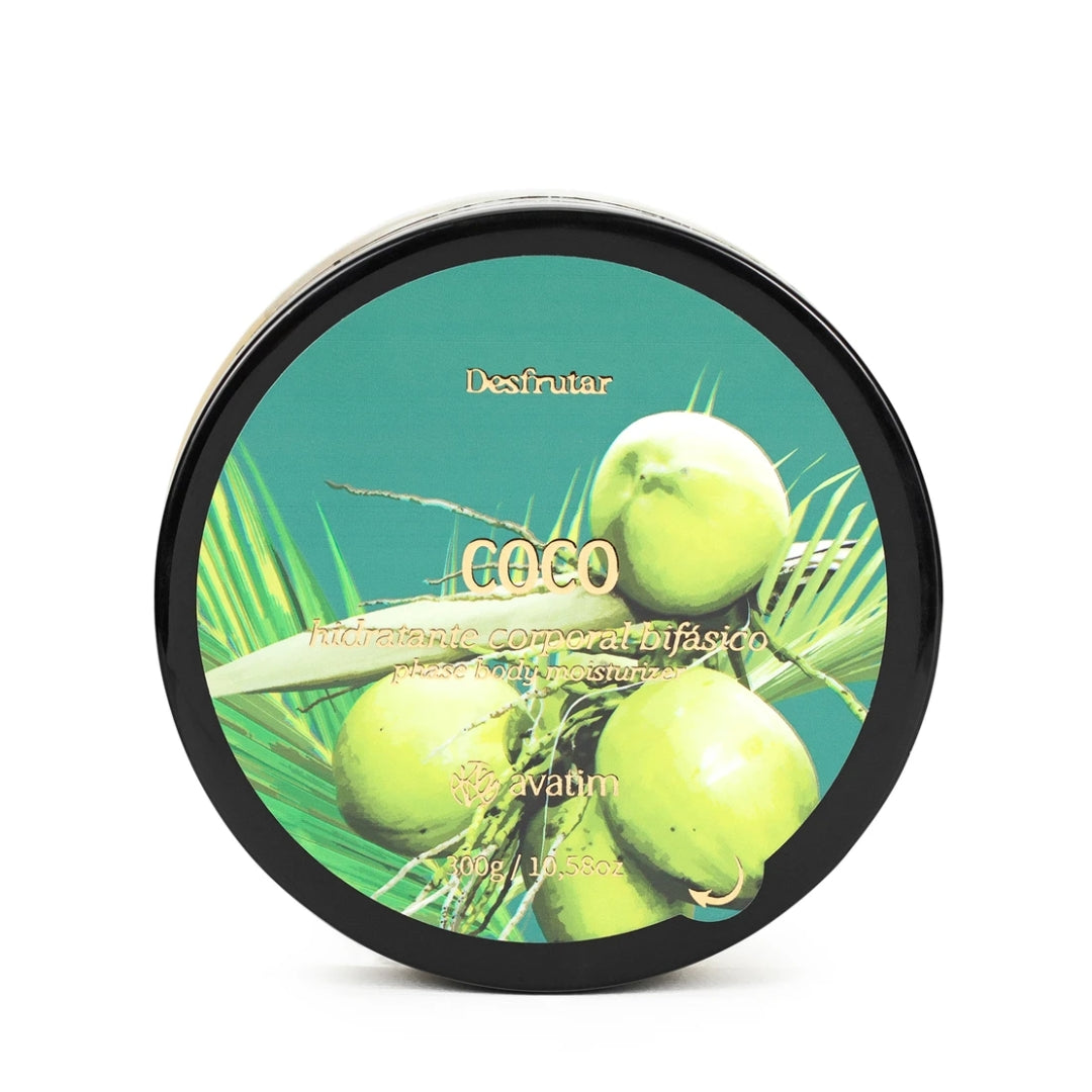 Biphasic Coconut Body Moisturizer Skin Care Hydration Cream 300g Avatim
