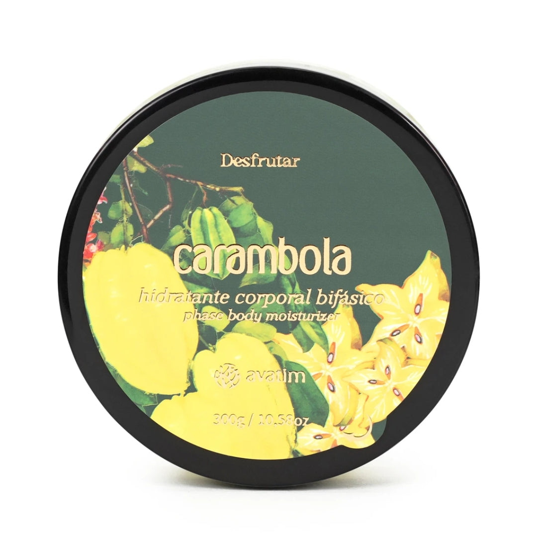 Biphasic Carambola Body Moisturizer Skin Care Hydration Cream 300g Avatim