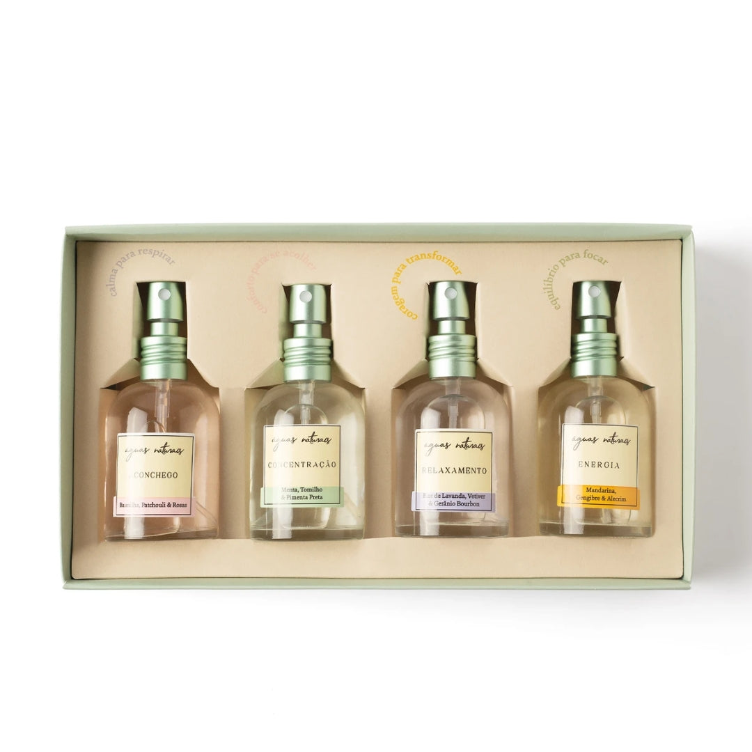 Mini Aguas Naturas Deo Cologne Aromatherapy Body Fragance Kit Avatim