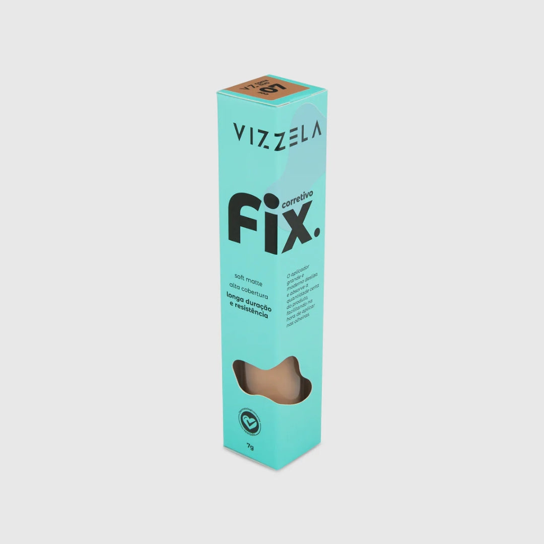 FIX Liquid Concealer Eye Makeup Skin Tone 7 Vizzela 7g
