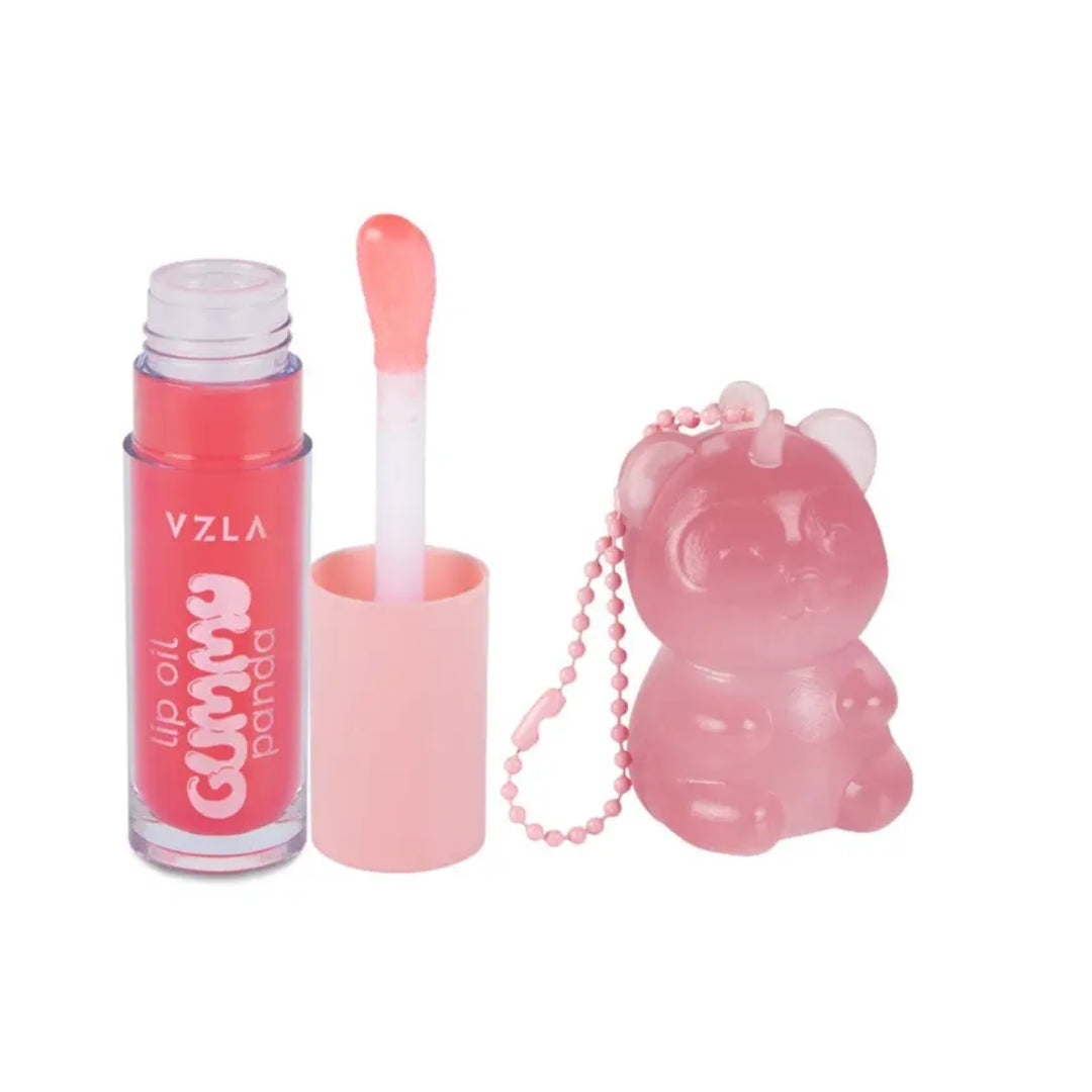 Gummy Panda Lip Oil Gloss Moisturizer Softness 6ml Vizzela Makeup