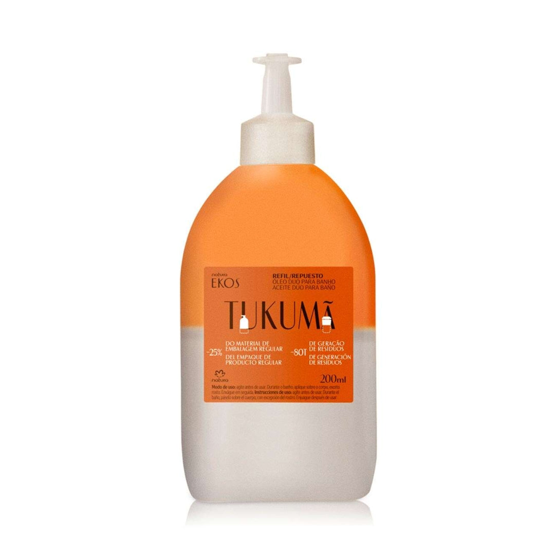 Ekos Tukumã Biphasic Body Deodorant Oil Refill 200ml Natura Daily Skin Care