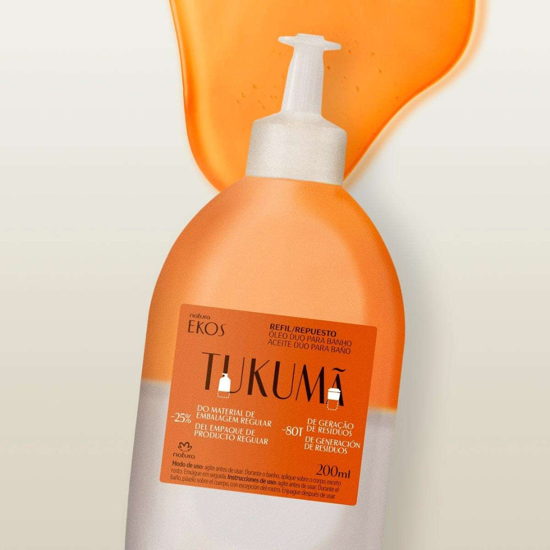 Ekos Tukumã Biphasic Body Deodorant Oil Refill 200ml Natura Daily Skin Care