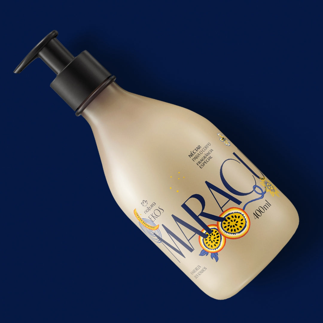 Ekos Passion Fruit Deodorant Body Moisturizer Natureza dos Sonhos 400ml Natura