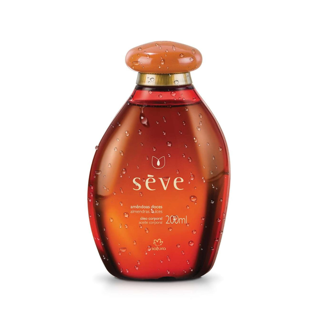 Sève Sweet Almond Body Oil 200ml Natura Vegan Daily Skin Care